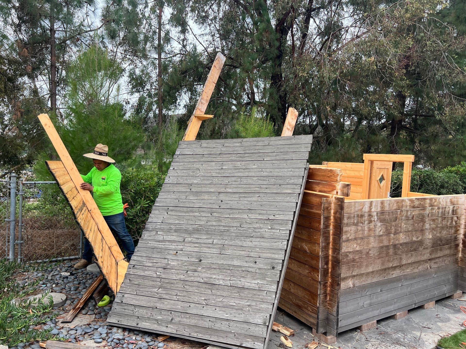 Gallery photos for Effortless Playhouse Demo and Cleanup in San Diego: Image #2
