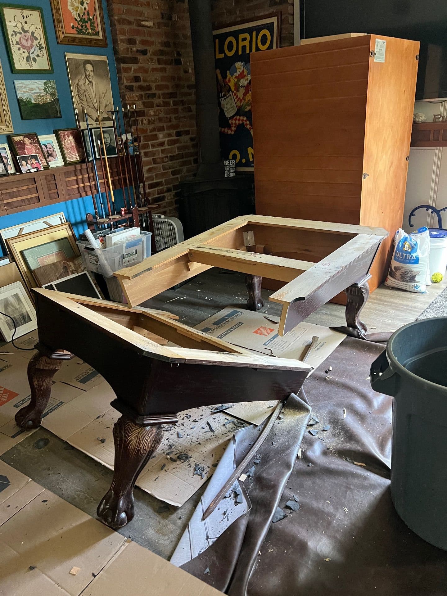 Gallery photos for Efficient Pool Table Demo and Office Clear-Out in San Diego: Image #5