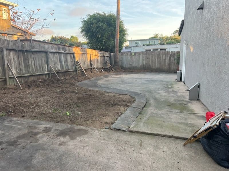 Backyard Space Expansion with Tree Removal in Encinitas image