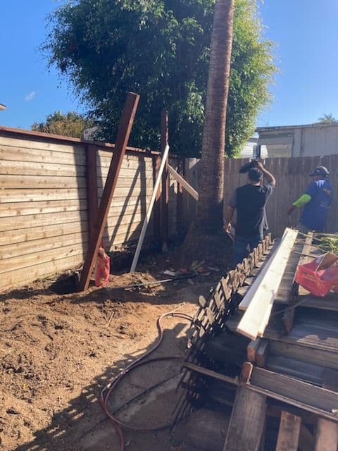 Gallery photos for Backyard Fence Replacement and Debris Removal: Image #1