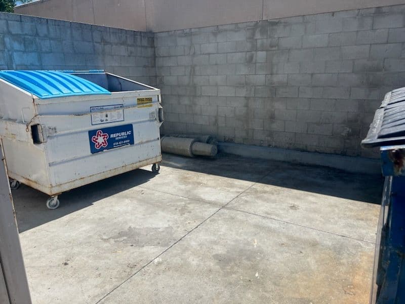 Gallery photos for Efficient Dumpster Cleanup in Carmel Valley: Image #1